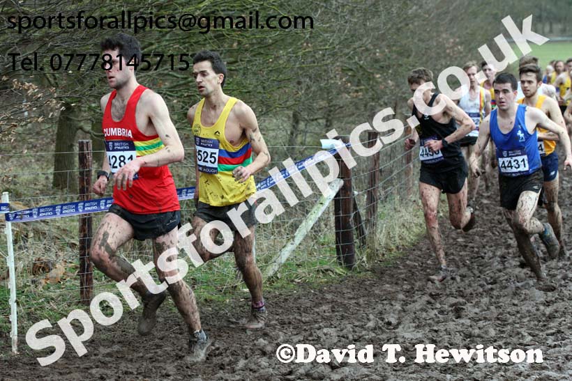 Senior mens 2018 British Inter Counties Cross Country Champs., Prestwold Hall, Loughborough. Photo: David T. Hewitson/Sports for All Pics